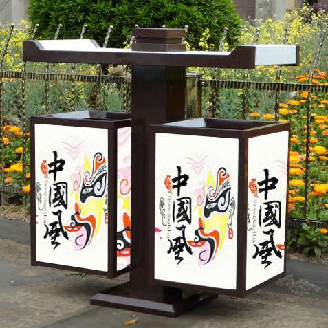 仿古中国风垃圾桶FG-1021]